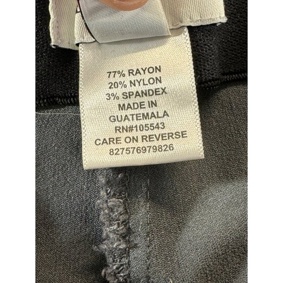 Elle pants Womens medium Skinny Stretch grey ankle chinos - Picture 3 of 15